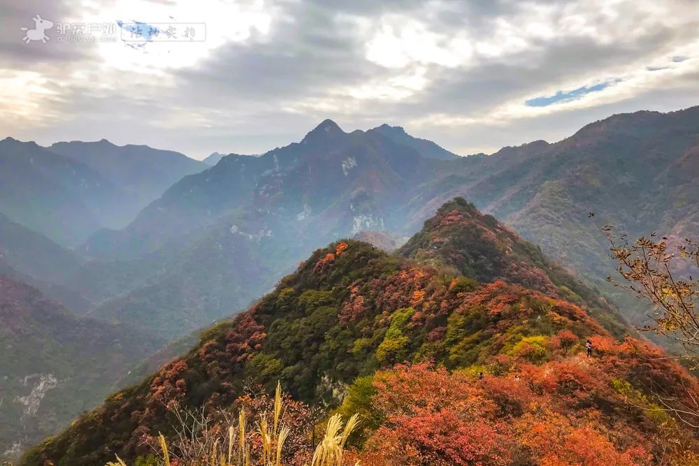 圭峰山位于西安户县太平乡, 属于秦岭支脉, 西邻黄柏峪,东邻太平峪