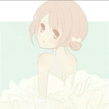 头像卡通女生头像小清新手绘想你的时候心会颤第570期