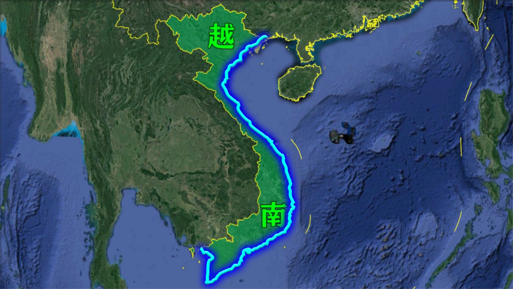 因为越南的南部处于湄公河三角洲平原,气