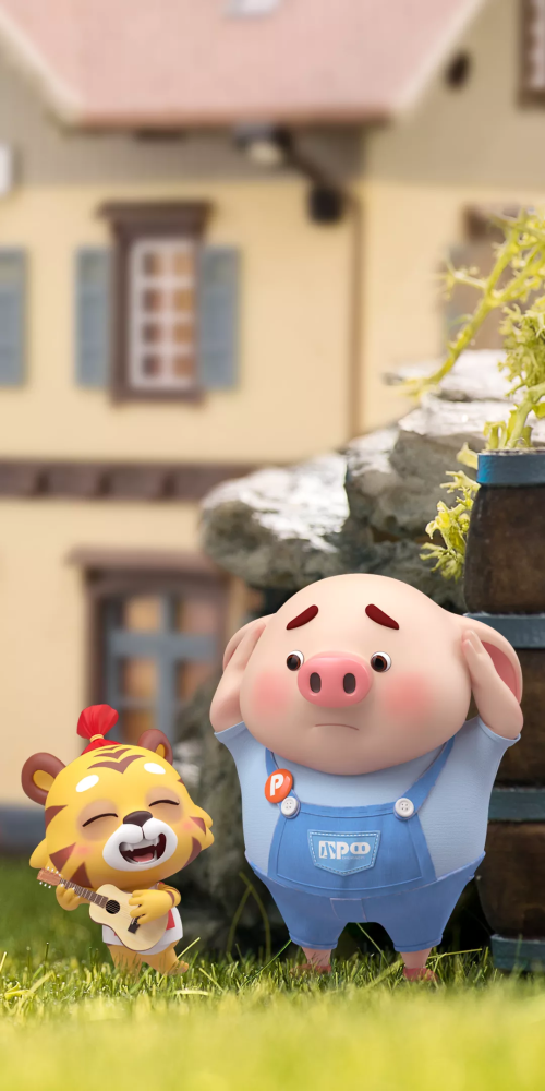 猪小屁治愈壁纸
