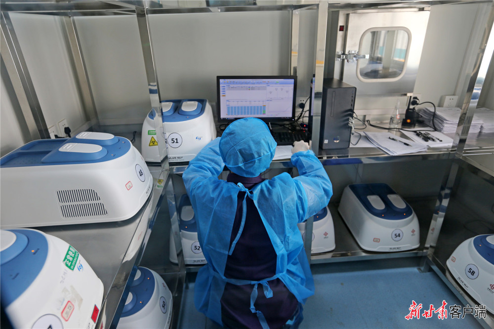 探访兰州方舱核酸检测实验室 日检测量可达100万人次