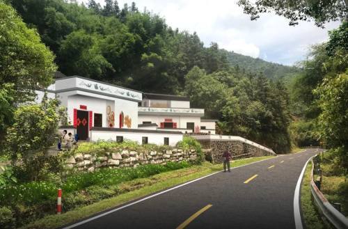 凤凰镇"山水凤凰,彩虹画廊"美丽乡村风貌带效果图 新凤村▼