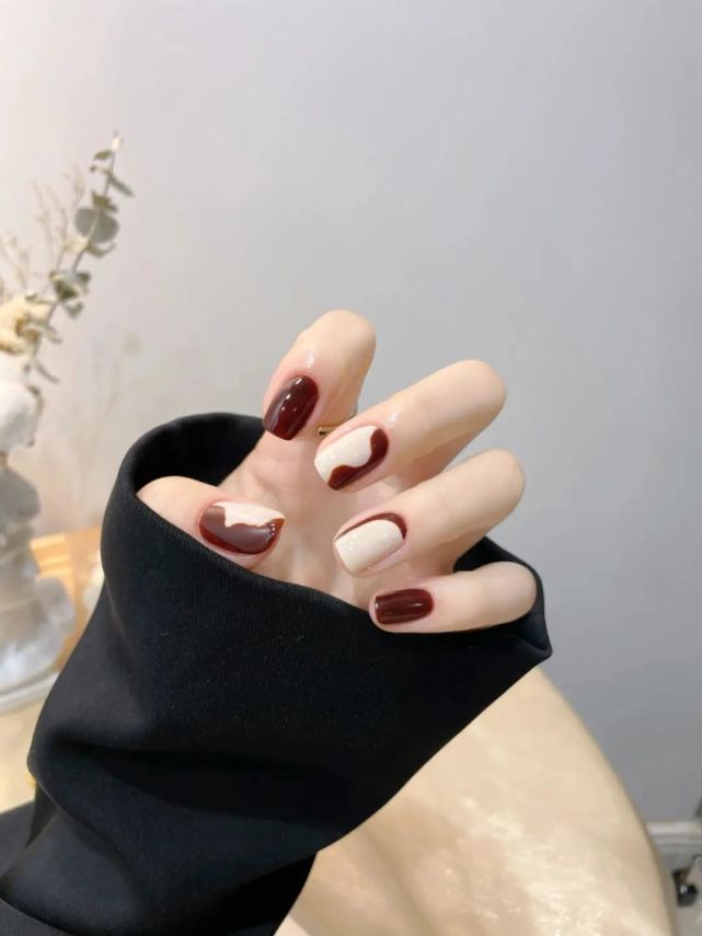 秋冬美甲|简约ins风
