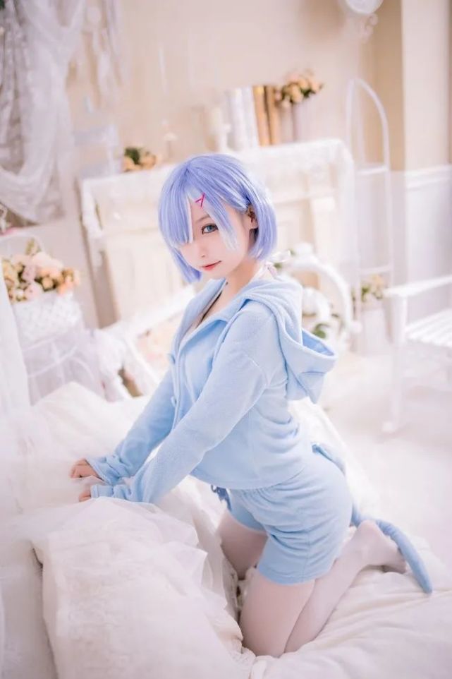 cos赏析:蕾姆|蕾姆|cosplay|从零开始的异世界|原作|樱花