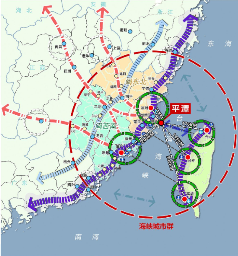 平潭岚城新区最新规划图公示!铁路贯穿直达高铁站,群!