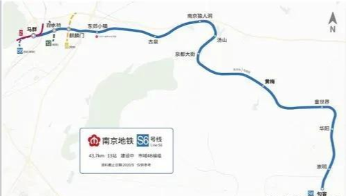 南京地铁s6号线也称宁句线,未来句容划入南京管辖是铁