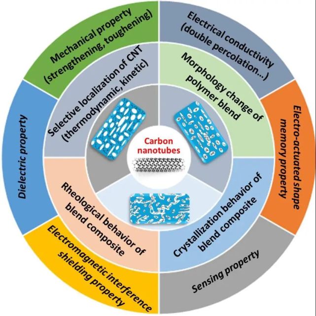 【综述】调控碳纳米管分布制备结构/功能一体化高分子复合材料