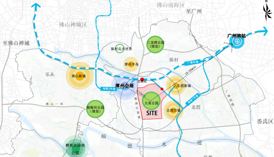 佛山三龙湾将再添新绿!顺德北滘大美公园有新定位