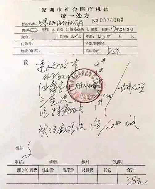 医疗机构,处方书写要规范,否则将会受到处罚