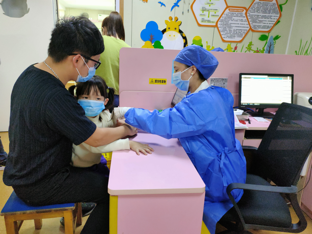 瓯海区全面开启3-11岁儿童新冠疫苗接种工作