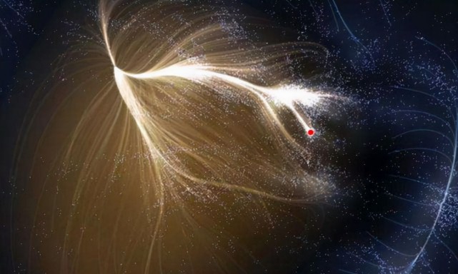 我们成功飞出了拉尼亚凯亚超星系团,其内部包含有超过10万个星系