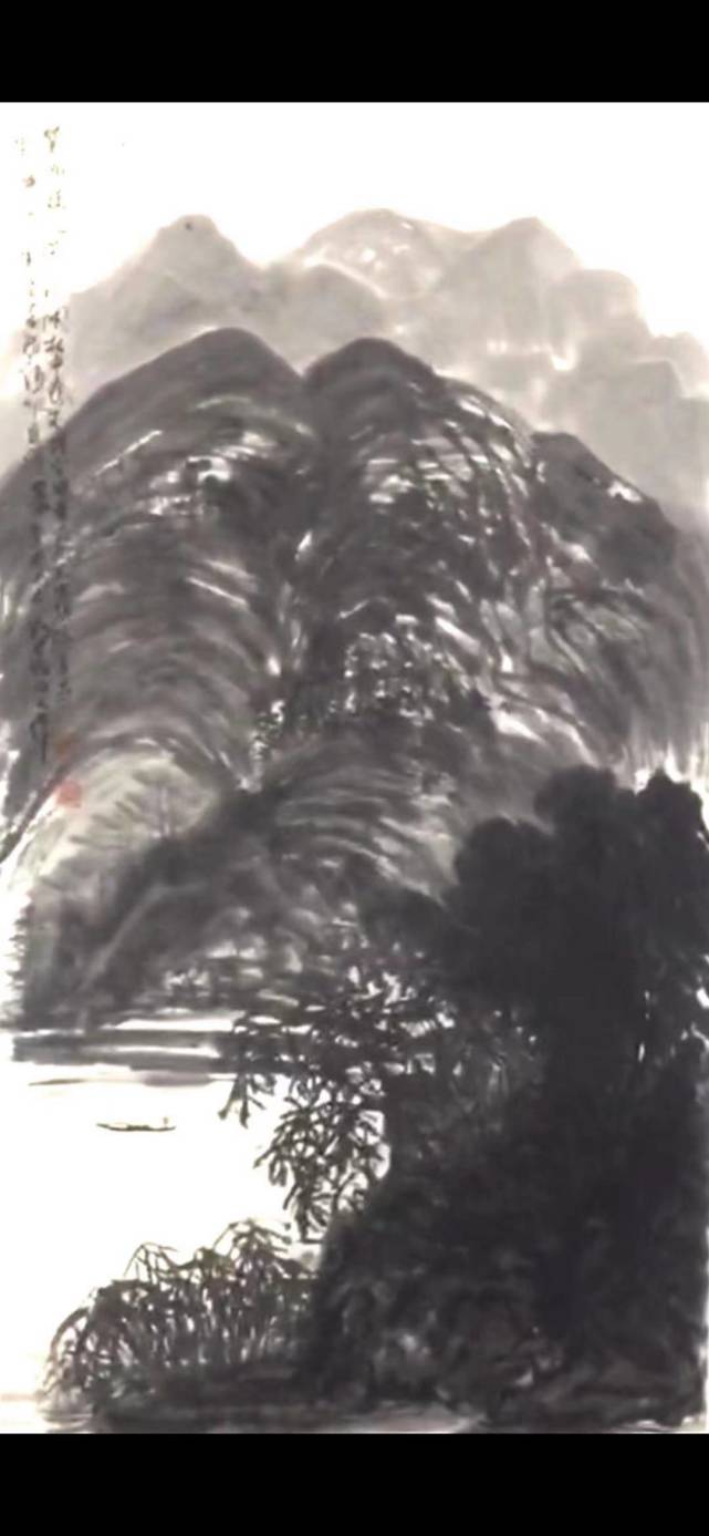 山水真趣,笔底墨韵|山水画名家朱祖国的书画造诣
