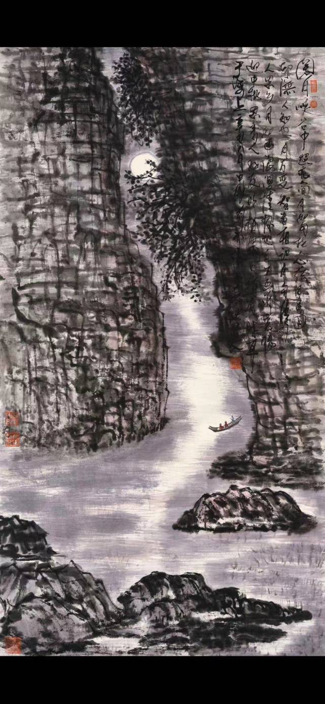 山水真趣,笔底墨韵|山水画名家朱祖国的书画造诣