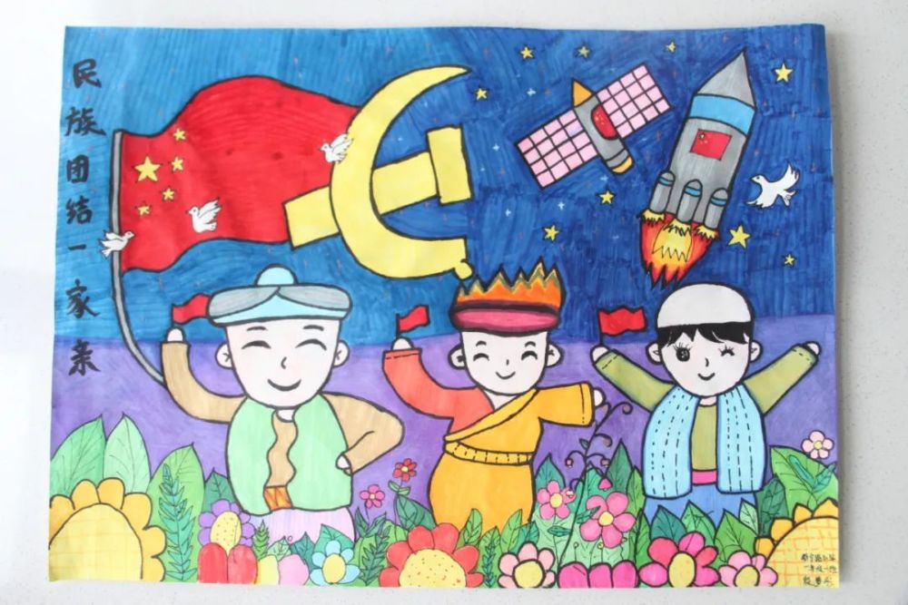 邀您投票!西宁市青少年民族团结主题绘画作品线上评选