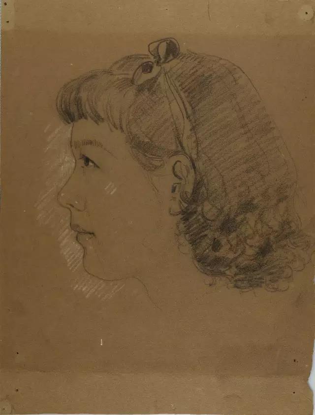 孙多慈 系列素描作品在孙多慈的眼中"画,是画心,画梦.