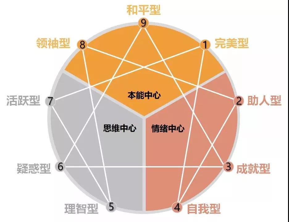 不同性格间的相互关系,学习九型人格能够帮助我们认识自己的性格特征