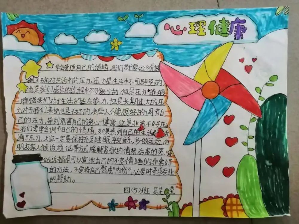 高州市第一小学第三届心理健康手抄报比赛获奖名单高州市第一小学第