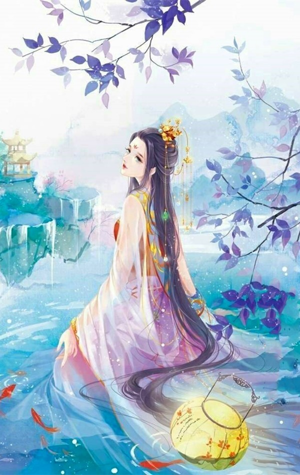 二次元古风美女插画图片分享