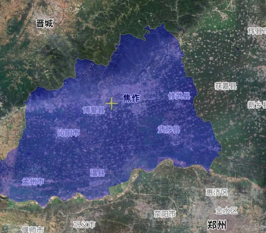 焦作10区县人口武陟县66万人中站区11万人