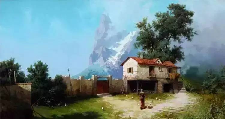 1982年出生,俄罗斯风景油画大师,其作品写实地描绘了乌克兰的自然