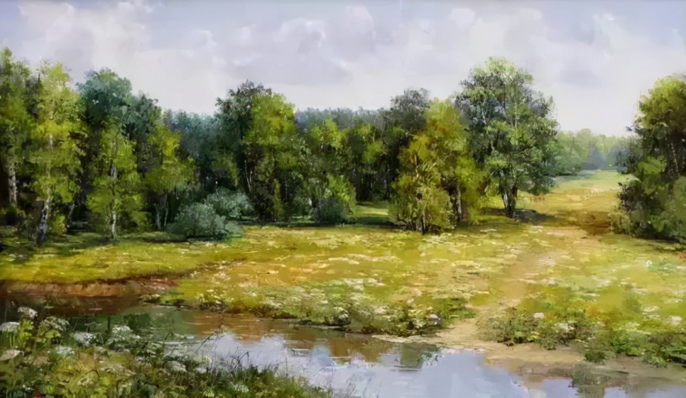 俄罗斯风景画大师米哈伊尔费多罗夫油画欣赏
