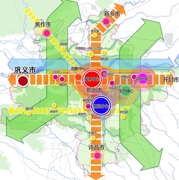 重磅郑州西门户新国土空间规划出炉了涉及k2支线走向及站点分布