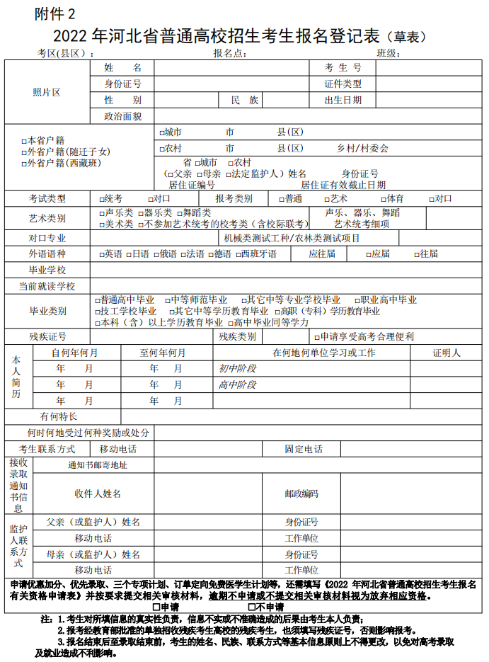 以上就是有关高考报名的注意事项,大家可以用第一张表对应图二去进行