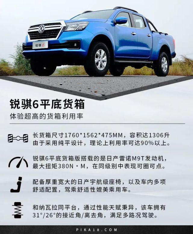 实现高达90的货箱利用率锐骐6平底货箱助力生意向上