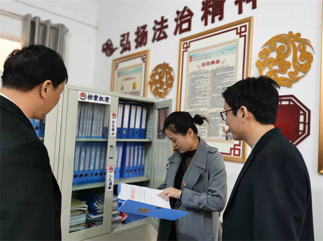 南阳市宛城区司法局党组书记,局长刘亚璇深入基层司法所调研指导工作