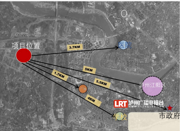 商业楼等 云峰友邻中心位于江阳区城西新城云峰路以东,规划用地面积为