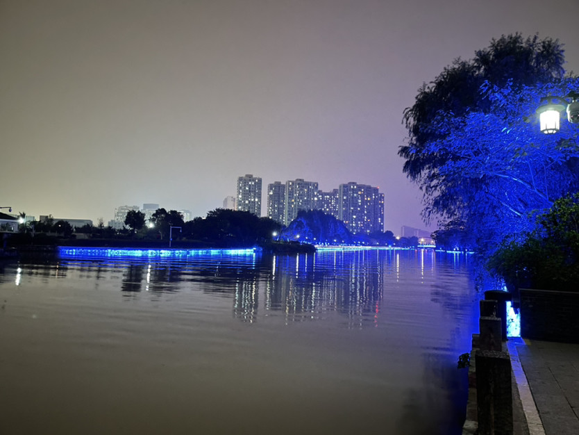 绝美杭州上塘河夜景