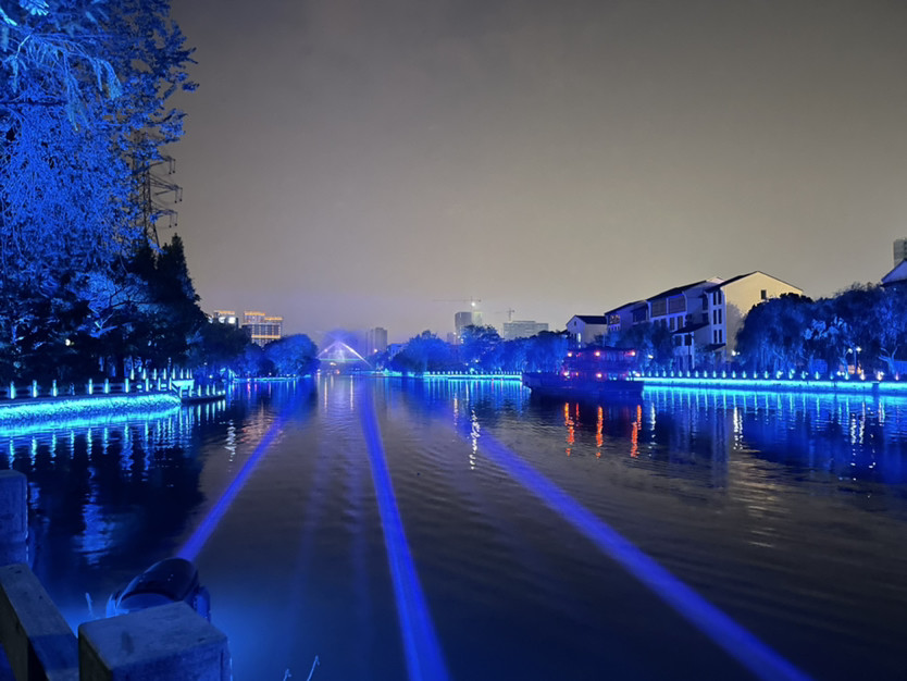 绝美杭州上塘河夜景