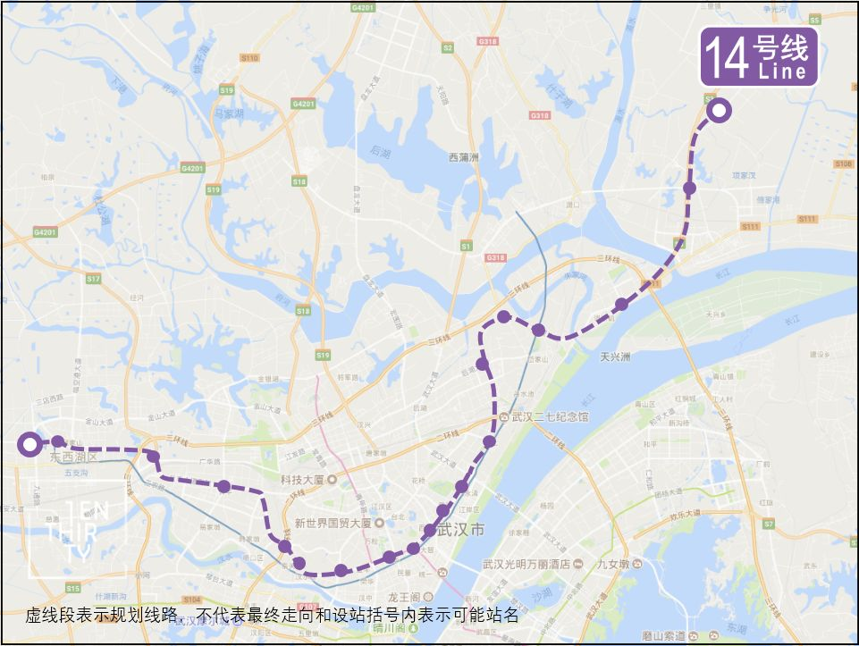不过,近日选房师从武汉城市留言板了解到, 轨道交通14号线和23号线已