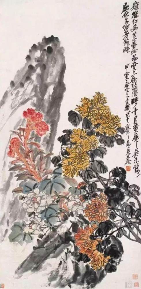历代大师画菊:菊残犹有傲霜枝!