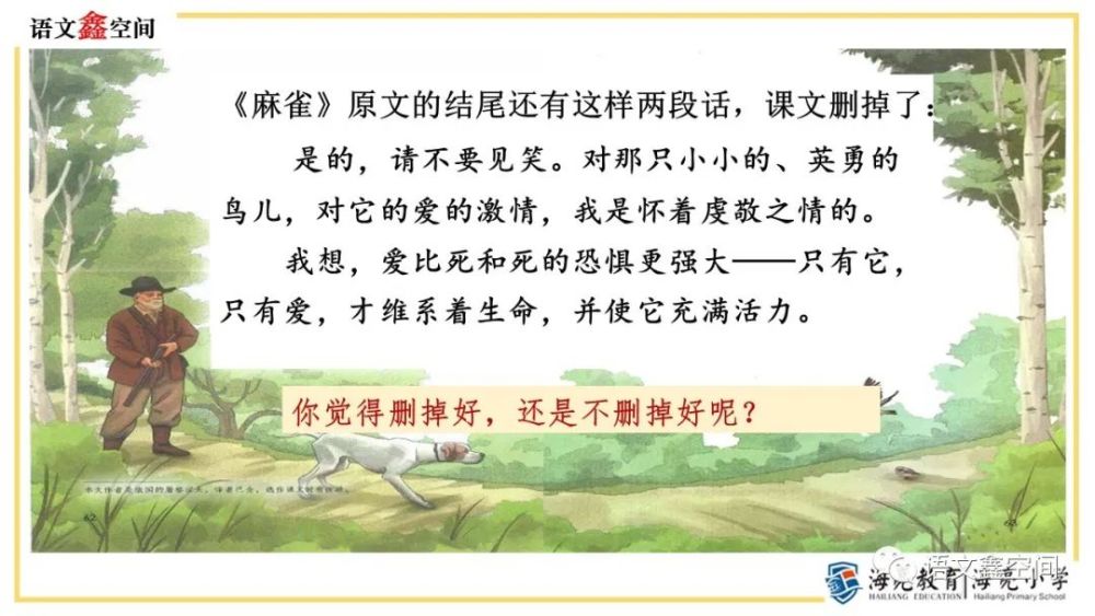 四上麻雀课堂教学札记