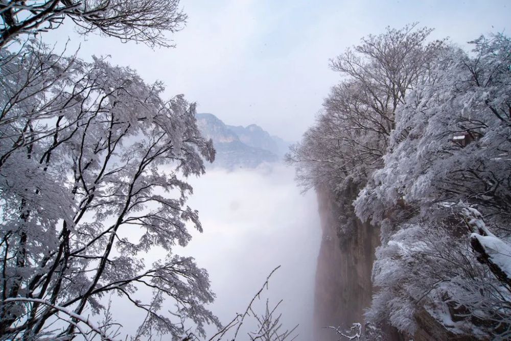 南太行天界山雪景韩修平摄影