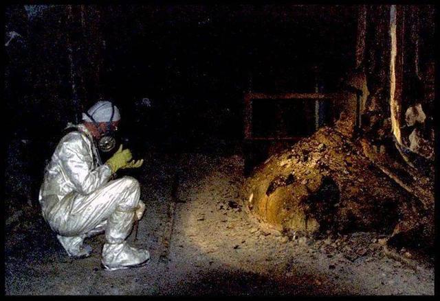 切尔诺贝利的地下形似象脚的潜在危险难道又再一次的复燃