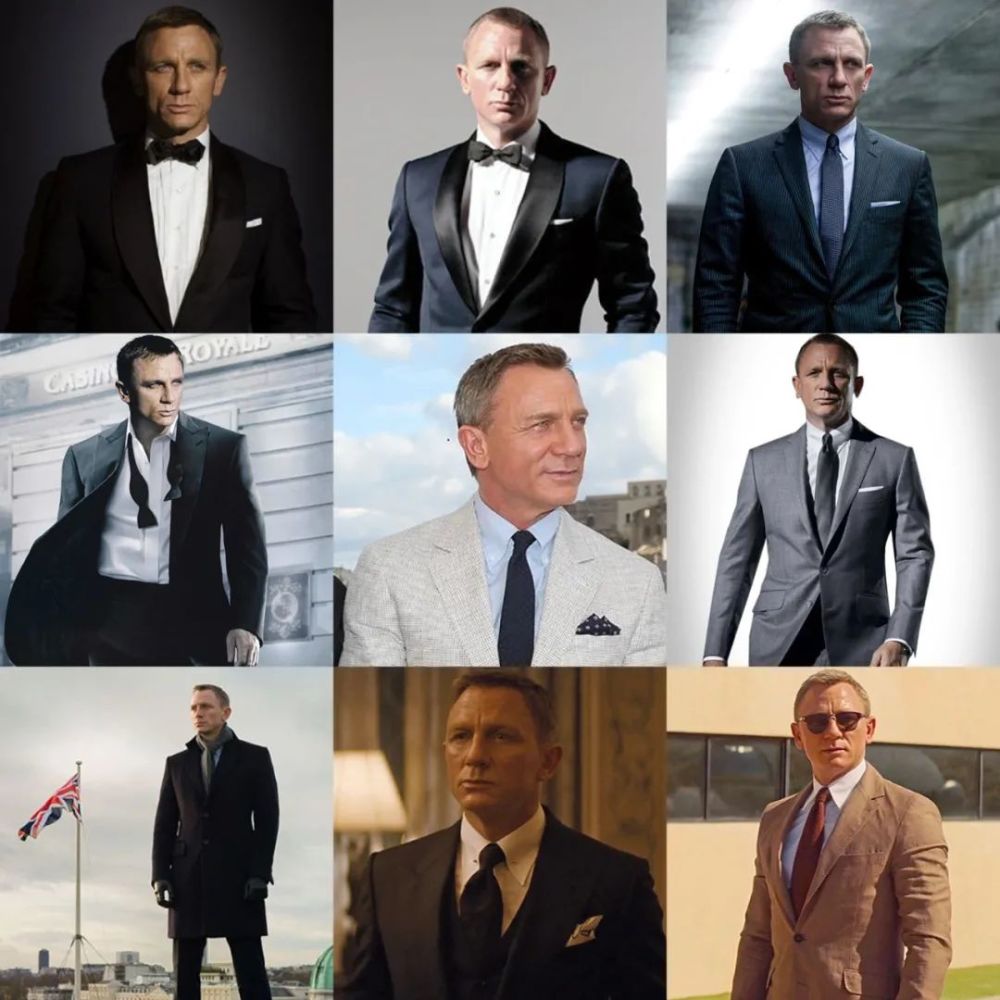 邦德西装大盘点|扮演007,什么造型比较抢镜头?