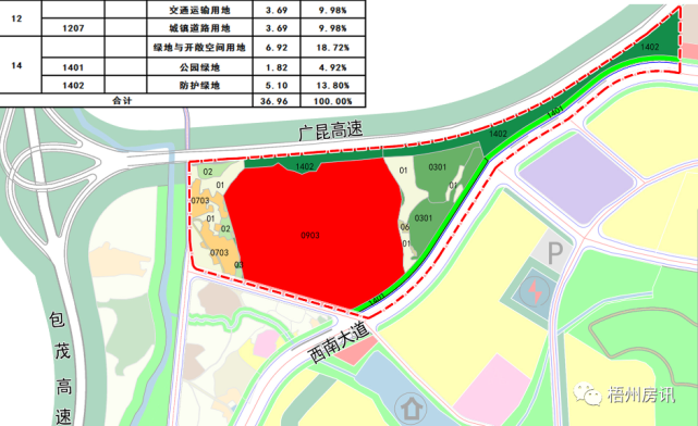 又双叒叕卖地了,梧州约117万方土地拍卖,苍海新区占大