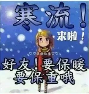 7张最新冬天天冷注意保暖早安问候动态表情图片 冬天早上好问候祝福