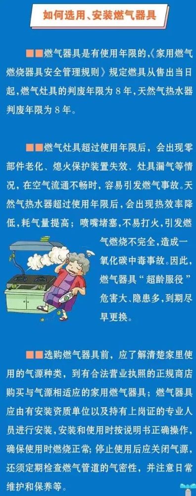 关于燃气安全你想知道的知识都在这里