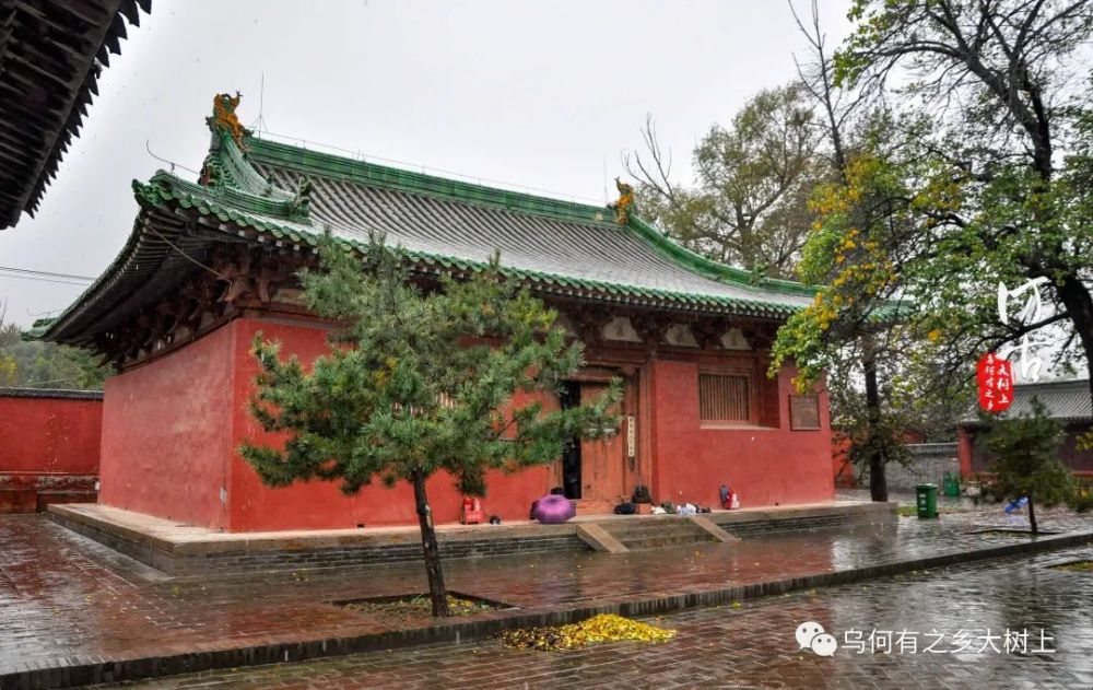 岩山寺壁画山西寺院壁画双璧趁专家修缮时得以进入观赏