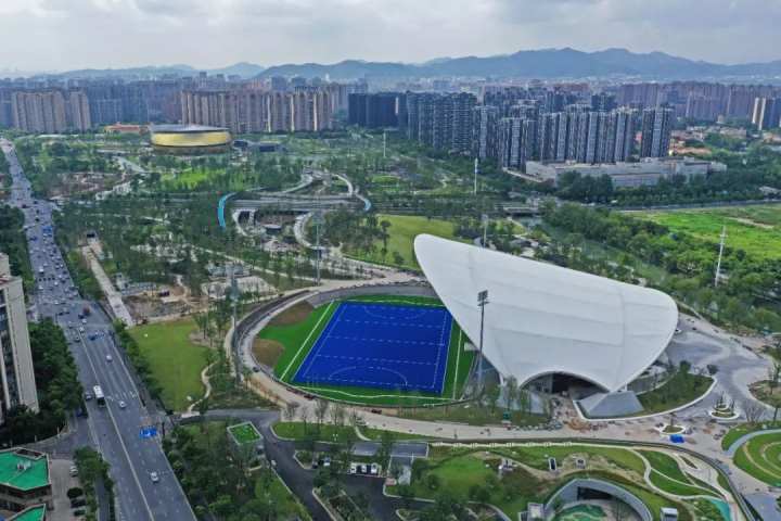 剧透图超美,杭州大运河亚运公园竣工,下个月正式对外开放_腾讯新闻
