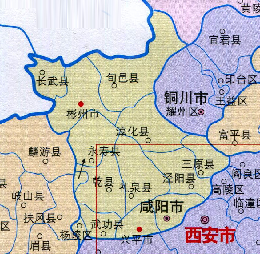 咸阳市人口分布:乾县45.7万,渭城区30.4万,淳化县14.
