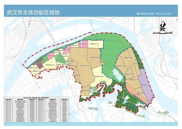 图源:武汉市自然资源和规划局 经开区(汉南区)功能单元布局图