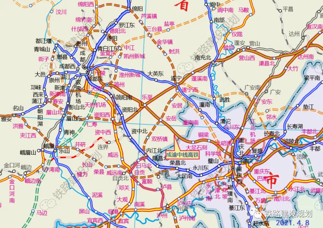 重庆20条铁路建设规划最新动态,有你期待的吗?