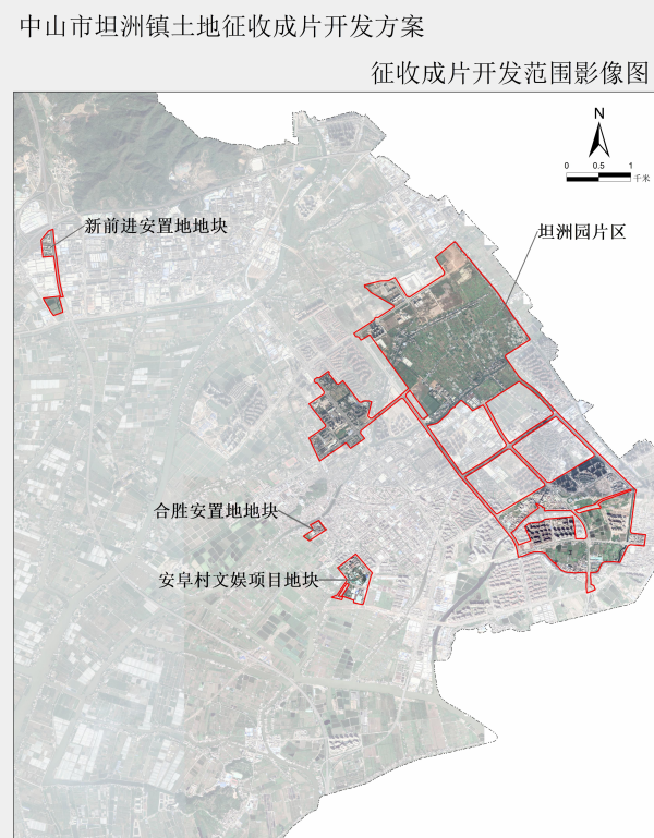 其中,位于七村社区,同胜社区,十四村社区,永二村和坦洲村社区的坦洲