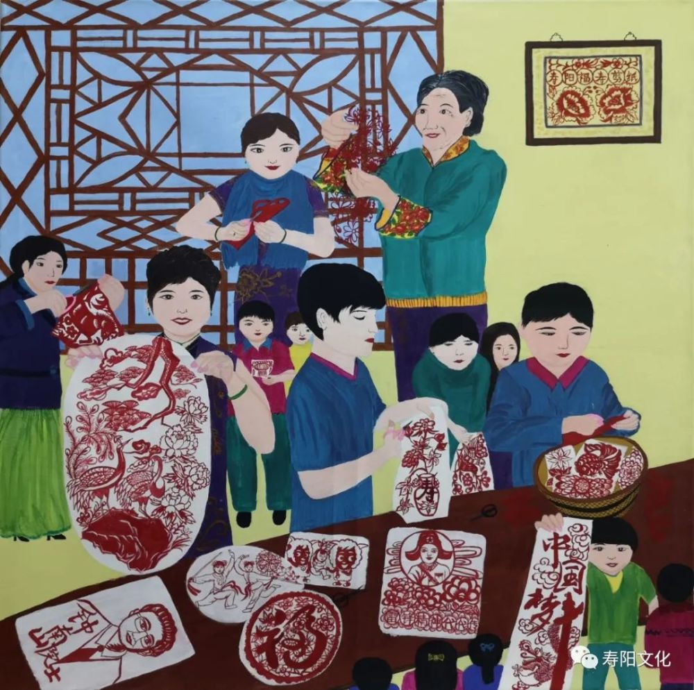寿阳文化馆荣获新农村新气象山西省农民画优秀作品展优秀组织奖