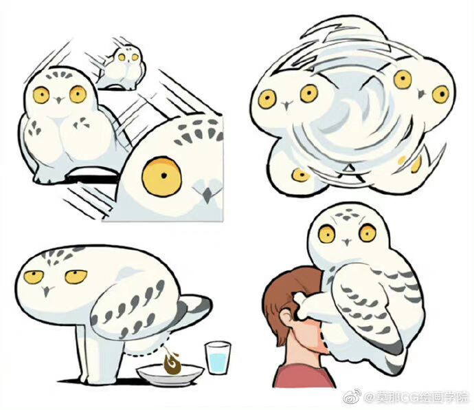 超可爱圆滚滚的的肥啾们来自画师hiyo的作品