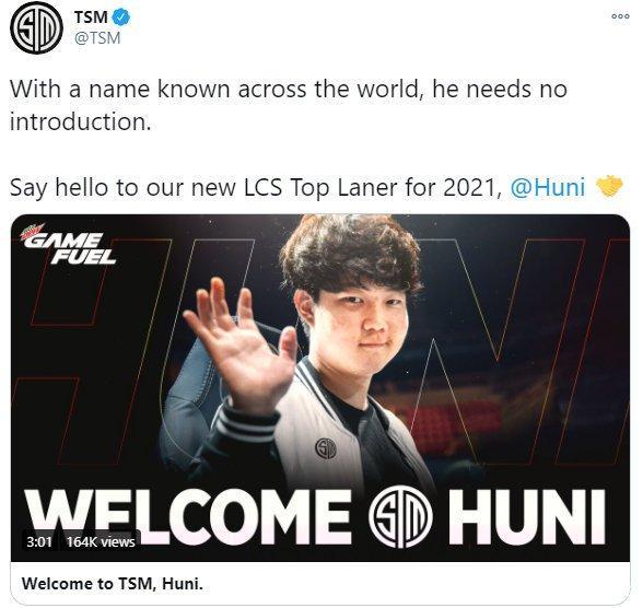 tsm老板:huni和spica明年将继续为tsm效力
